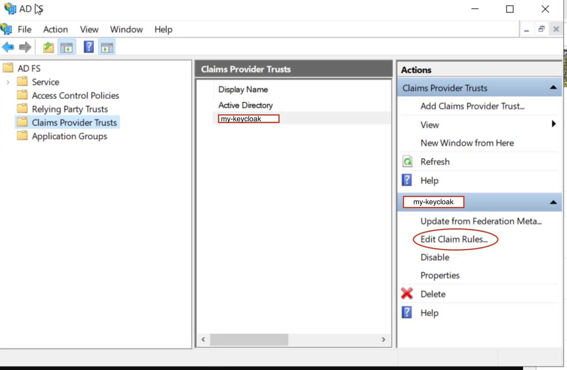 Add claim rules