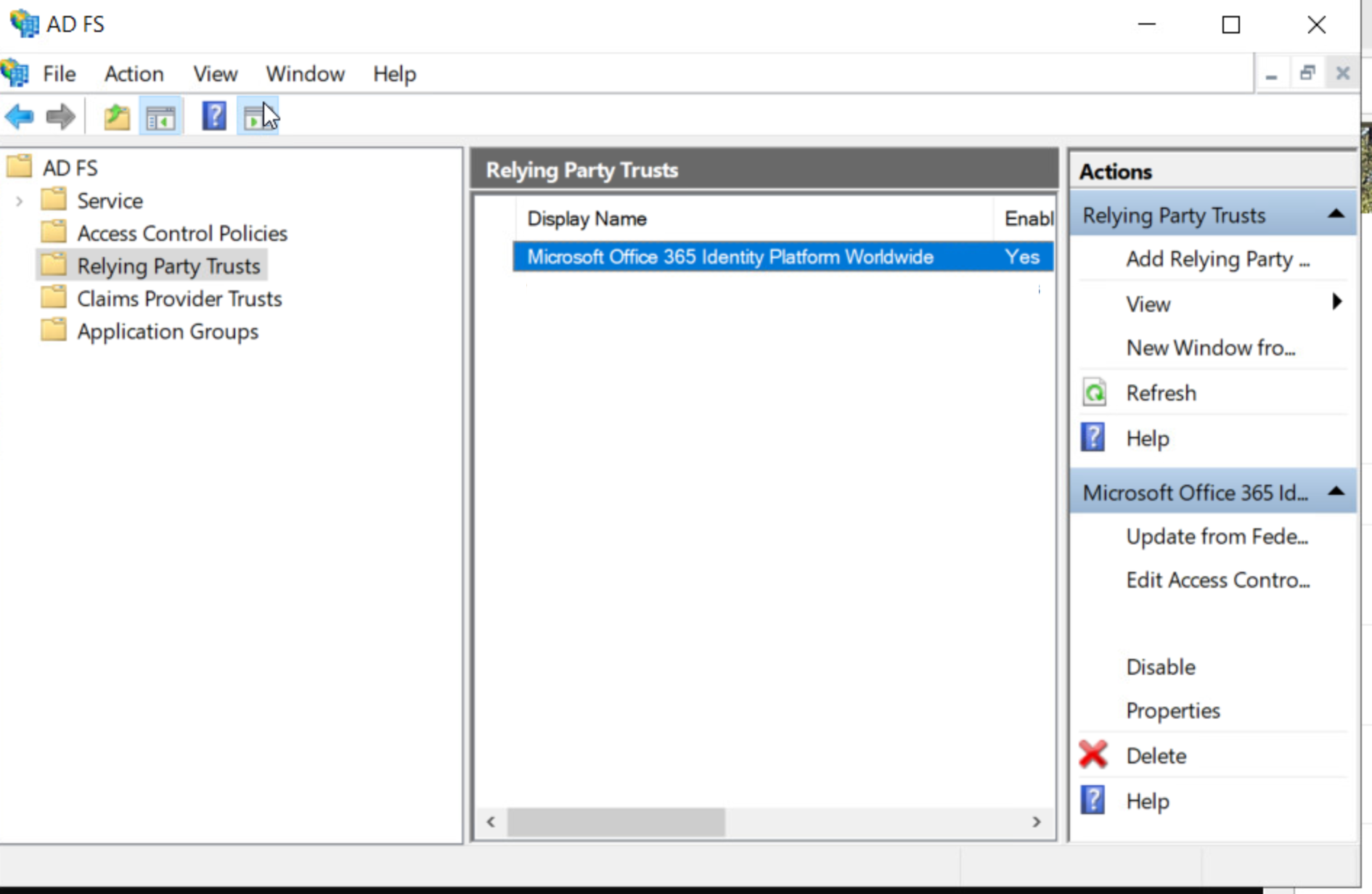 Add RPT rule