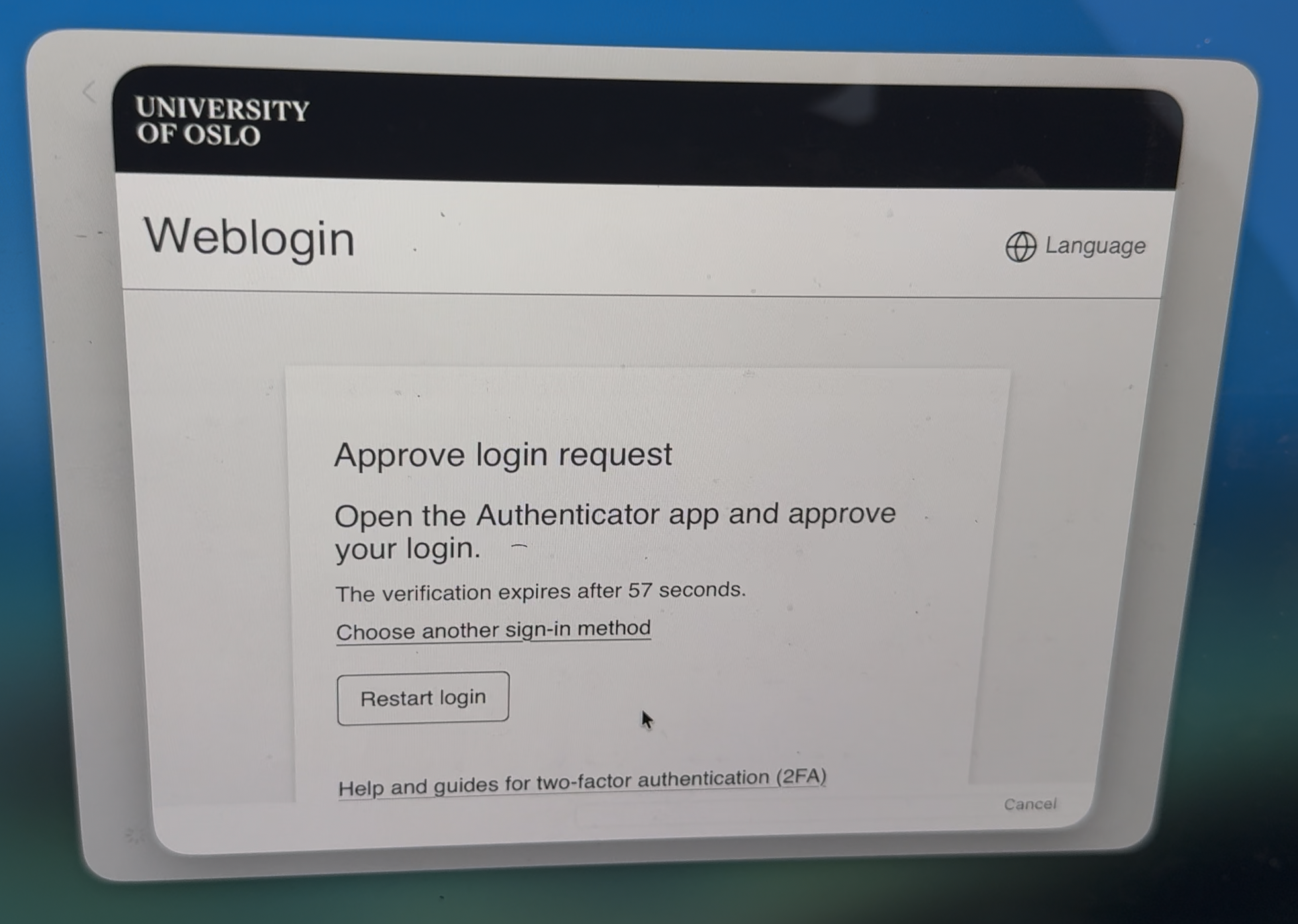 IdP authentication for PSSO user registration